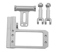 RiToEasysports Mount, Aluminum Alloy 1/10 RC Servo Mount with Hydraulic Steering Kit for VP F10 RC Crawler Car (Ti Color)