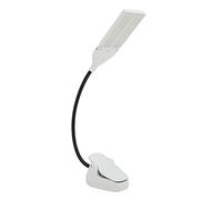 RiToEasysports Music Stand Light, Rechargeable Bendable LED Lamp with Optical Grade Lens for Concerts Home Reading, White