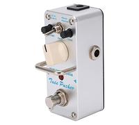 RiToEasysports Overdrive Analogue Effect Pedal, Valve Combination Simulator Stompbox with Boost and Normal Modes, for Guitar Silver Metal Classic Tones