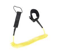 RiToEasysports Paddle Board Leash, Coiled 10ft with 360 Rotation and 7mm TPU for Surfboard Kayak Shortboard Longboard