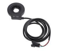 RiToEasysports Pedal Assistant Sensor, 6 Magnets Single Hall Left Side Mounted Power Assist Sensor with Integrated Structure for Easy Installation, for E Bike Modification