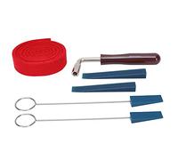 RiToEasysports Piano Tuning Kit, Professional Piano Tuning Tools with L-Shaped Wrench Rubber Mutes Red Temperament Strip for Maintenance Repair