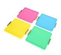 RiToEasysports Plastic Pegboard Rubber Band Set for Graphic Recognition Applied Ability Training, To Improve Teaching Efficiency, 4 Pcs