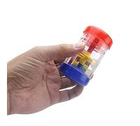 RiToEasysports Plastic Rainmaker Rain Stick Shaker Music Education Rattle Tube for Babies, Multifunctional Toy for Developing Music Perception (1 Section)