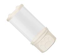 RiToEasysports Plush Toy Display Container Cute Design with PP Lid Ideal for Kids Room Organizing 57x26cm (White)