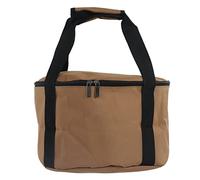 RiToEasysports Portable Cookware Storage Bag, Khaki Camping Pot Organizer with Strap Handle Ideal for Camping Picnics Outdoor Dinners (Large Size