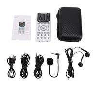 RiToEasysports Portable Voice Changer Sound Card, 15 Voice Modes Sound Effects Machine with Noise Reduction and LED Indicators, for Android IOS Phone Laptop Computer Gaming Live Streaming