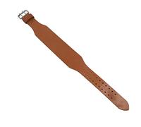 RiToEasysports Powerlifting Belt Weight Lifting Belts for Squats and Pull Ups Unisex Outdoor Sport Grain Leather (M Size(for Wrist Circumference)