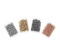 RiToEasysports Practical and Durable Round Heels on a Pearl Head to Sew - 800 Pieces Together - Ideal for Scoring and Positioning Clothes Include Gold, Silver, High Black Golden Pink Heels