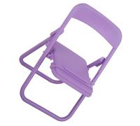 RiToEasysports Practical Phone Holder Portable Mobile Phone Holder Made of TPR Material for Watching Videos, Reading, Video Chatting or Browsing the Internet (Purple)