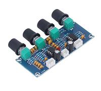 RiToEasysports Preliminary Amplifier Module Dual Channel Pramplifier Board for Digital Amplifier - Improvement of Sound Performance - Adjustable High, Medium and Bass DC 12V 24V