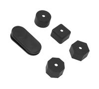RiToEasysports Professional Billiard Pool Cue Chalk Holder Set, Rectangular and Round Holders for Standard Sized Chalk