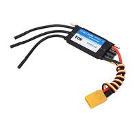 RiToEasysports RC Boat ESC 80A Electronic Speed Controller | Low Heat 32 Bit Processor, Flat Water Cooling Design, 5-18V 2-6S Lipo Input, 100A Instantaneous Current, LCD Programming