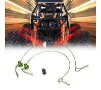 RiToEasysports RC Car Anti-lost Metal Body Shell Clip for 1/10 RC Car, Solid and Durable Wire Brackets for Tight Adaptation, Suitable for Model Enthusiasts, 2PCs Black (Green)