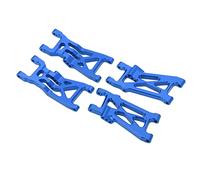 RiToEasysports RC Car Lower Suspension Arm, Aluminum Alloy Front Rear Swing Arm Set for LOSI 1/10 22S 2WD RC Cars, with Stable Performance, Non Bending, Easy to Use, Swing (Blue)