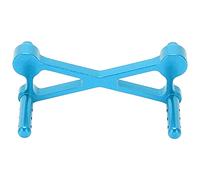 RiToEasysports RC Front Car Shell Pillar, Aluminum Alloy Lightweight Durable Upgrade Part for Axial SCX24 C10 1/24 RC Cars, with R Shaped Buckle and Mounting Screws (Blue)