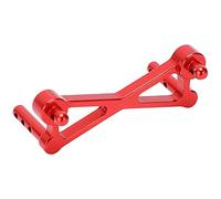 RiToEasysports RC Front Car Shell Pillar, Aluminum Alloy Lightweight Durable Upgrade Part for Axial SCX24 C10 1/24 RC Cars, with R Shaped Buckle and Mounting Screws (Red)
