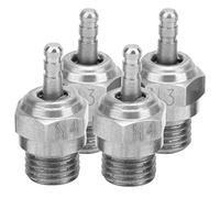 RiToEasysports RC Glow Plugs, Durable High Performance Model Engine Glow Plugs 4pcs for RC Car Airplane Boat Racing Enthusiasts