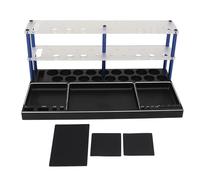 RiToEasysports RC Screwdrivers Organizer, Aluminum Alloy Screw Tray Holder Stand Magnetic Screw Organizer Tool for Models Racing Drone Airplane (Blue Column)