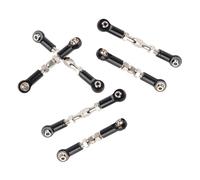 RiToEasysports RC Steering Pull Rod RC Car Pull Rod Base Mount Aluminum Alloy for 1/10 Cars Like ARRMA Senton Big Rock Typhon with Metal Hardened Screws (Black)
