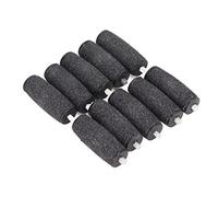 RiToEasysports Replacement Head Foot File Curved Remove Hard Rough Skin Roller for Feet Pedicure Tool with More Abrasive Particles 10pcs per Box