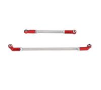 RiToEasysports Rod, 7mm Ball Head Holder 104mm RC Steering Servo Pull Rod Links Kit for 1/10 VP F10 Phoenix Axle Bridge (Red)
