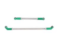 RiToEasysports Rod, 7mm Ball Head Holder 104mm RC Steering Servo Pull Rod Links Kit for 1/10 VP F10 Phoenix Axle Bridge (Green)
