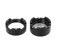 RiToEasysports Round Cue Chalk Box Storage Holder for Billiard Chalk Convenience for Players on The Go