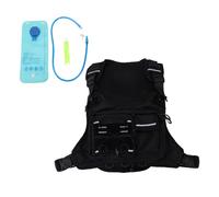 RiToEasysports Running Vest Oxford Fabric Hydration Backpack with 2L Water Bladder Gear Holder Chest Pack for Hiking Running Cycling Outdoor Sports Men Women (One Size)