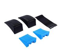 RiToEasysports RV Leveling Blocks 35000 Lbs Heavy Duty Anti Slip | Compatible with Trailer, SUV and Motorhome Up to 32 Inch Tire, Solid PP Material, 0.5-4 Inch Adjustment in Five Minutes,