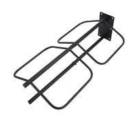 RiToEasysports Saddle Rack, Thickened Metal Wall Mounted Saddle Stand with Single Bar Stable Barn Garage Storage for Horse Saddles Pad Blanket