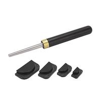 RiToEasysports Saxophone Tool,Sax Repair Tool Kit with Dent Stick 4 Tone Hole Pads for Tenor Midrange Treble Saxophone