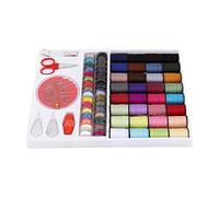 RiToEasysports Sewing Kit Set for Home Use - Compact and Portable Sewing Tools for Handicrafts, Clothing and Clothing Production - Includes Scissors, Thread, Needles and Foxglove