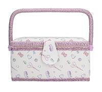 RiToEasysports Sewing Package Box Folding -up Certificate Resistant Sewing Organizer, Portable Little for The Self and Traditional Hobbyists