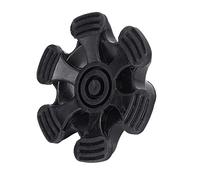 RiToEasysports Silicone Walking Stick Tip, Strong Stability, 6 Column Design, Long Service Life