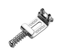 RiToEasysports Silver Electric Guitar Bridge Saddles, Durable for ST Guitar, 6 Pieces with Wrench, Prevent String Breakage, Improve Tone and Sustain for Enthusiasts