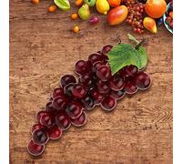 RiToEasysports Simulated Grapes Foam Plastic Fake Decorative Fruit 17 Cm for Sketching and Supporting At Home