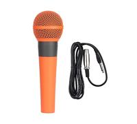RiToEasysports Singing Machine Wired Microphone,Dynamic Handheld Wired Karaoke Mic Vocal Dynamic Mic for Singing,Public Speaking,Parties (Orange)