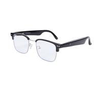 RiToEasysports Smart Glasses, AI Smart Glasses Translation with 163 Languages and Blue Light Blocking Real Time Translation Calls for Travel Business Daily Use