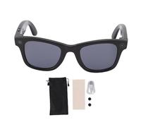 RiToEasysports Smart Glasses, Water Proof AI Camera Glasses Blue Tooth 5.3 with 720P HD Camera 12H Playtime for Music Calls Photo Recognition
