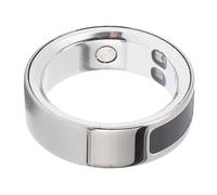 RiToEasysports Smart Ring, Touch Screen Multifunctional Fitness Tracker with 16mAh Battery for Step Count Time Management and Sports Modes, for Showering (Size 11(ID 20.6mm / 0.81in C 64.6mm /