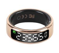 RiToEasysports Smart Ring with Display Screen, Touch Key Design for Sports Running Cycling, Real Time Step Counter, with Camera Video Control, 50m for Men Women (Size 10(ID 19.8mm / 0.78in C 62.1mm