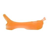 RiToEasysports Snail Shaped Silicone Violin Bow Holder, Soft Sturdy Material, for Beginners, Elegant Design, Muscle Memory Training, Portable and Lightweight, Ideal for Correct Bow Holding (Orange)