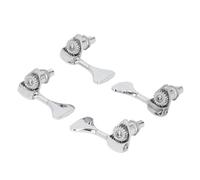 RiToEasysports Snark Guitar Tuner, Bass Guitar Tuning Peg Set With Durable Construction, Accurate Tuning for Low End Frequencies, Easy Installation, Ideal for Bass, Zinc Alloy 20:1 Gear