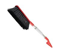 RiToEasysports Snow Brush, 2 in 1 Ice Scraper for Car, ABS PP EVA Aluminum Alloy, Adjustable Scraper Head, Ergonomic Grip, Lightweight Snow Removal Tool for Vehicle Windshield (Red)