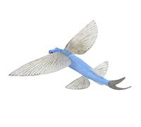 RiToEasysports Solid Plastic Flying Fish Figurine, Ocean Animal Toy for Kids Educational Play