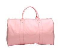 RiToEasysports Spacious & Versatile, PU Leather Water Proof Suit Travel Duffle Bag, Ideal Choice, Multifunctional Design, Durable & Stylish, for Business Trips, with Shoulder Strap (Pink)