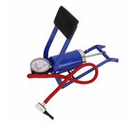 RiToEasysports Step On Air Pump, Iron Foot Pump with Pressure and Air Nozzle Lock, for Tires Balls Rubber Boats Airbeds