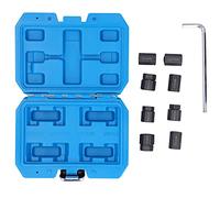 RiToEasysports Stud Remover Installer Set Metal Stud Extractor 9pcs M10x1.5 M10x1.25 M8x1.25 M6x1.0 No Thread Damage with Storage Box for Car Repair Mechanics