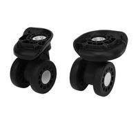 RiToEasysports Suitcase Wheels Replacement,Silent Double Row Luggage Caster Set with Mounting Screws for Travel Bag Repair
